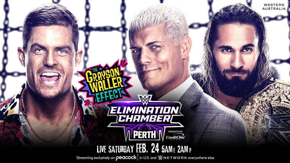 WWE Elimination Chamber Results (2024): Grayson Waller Effect with Cody Rhodes & Seth Rollins