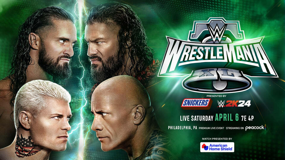 WrestleMania 40 Results: Cody Rhodes & Seth Rollins vs The Rock & Roman Reigns