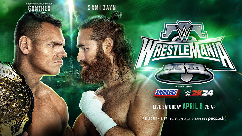 WrestleMania 40 Results: Gunther vs Sami Zayn