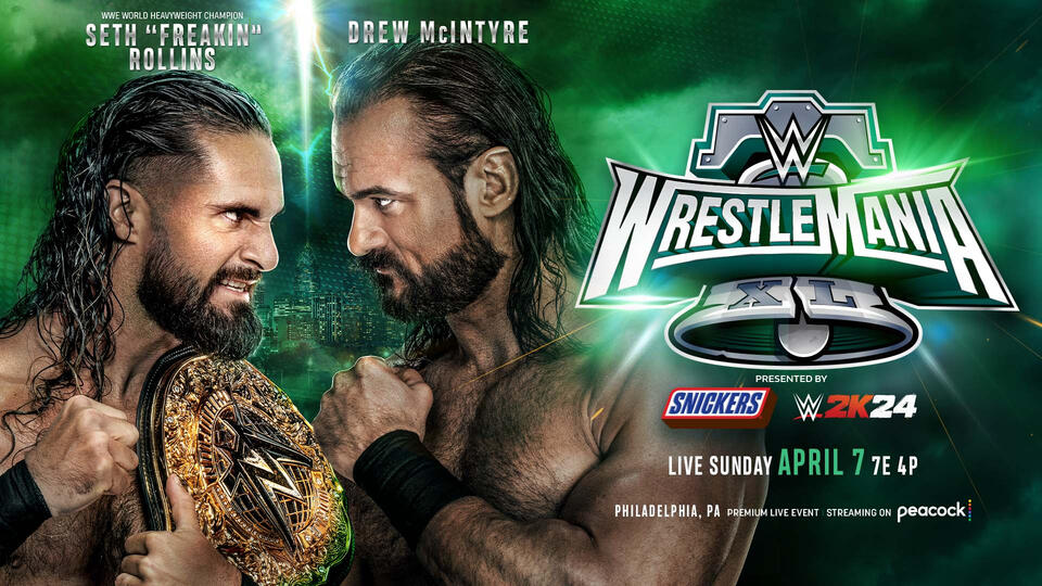 WrestleMania 40 Results: Seth Rollins vs Drew McIntyre