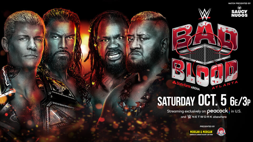 WWE Bad Blood Results (2024): Cody Rhodes & Roman Reigns vs. Solo Sikoa & Jacob Fatu